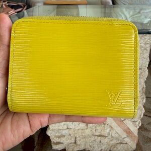 Louis Vuitton Epi Lemon Zippy Coin Holder SN3154💝💝💝